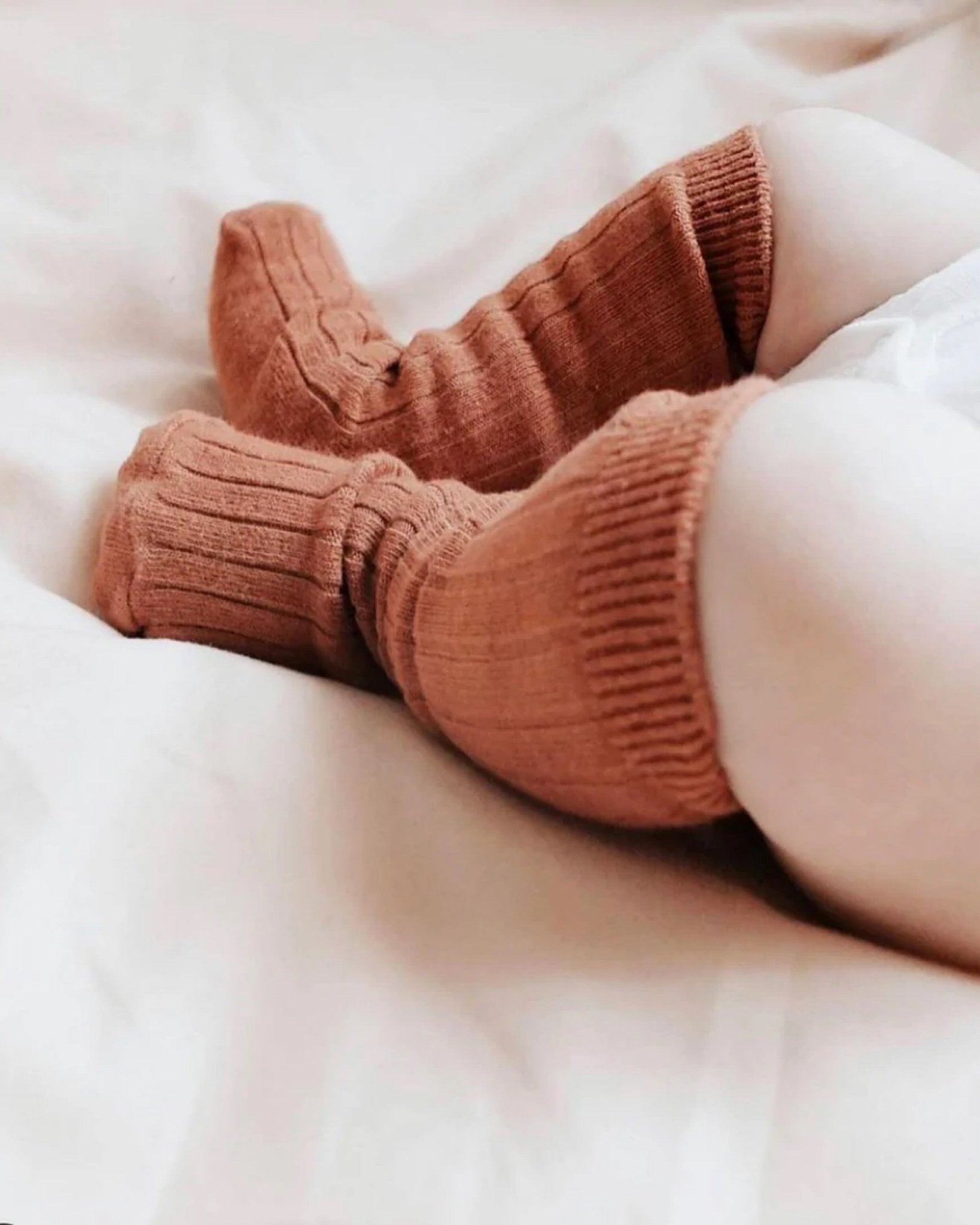 Ribbed Socks | Sandstone