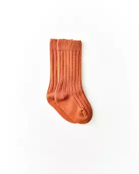 Ribbed Socks | Sandstone