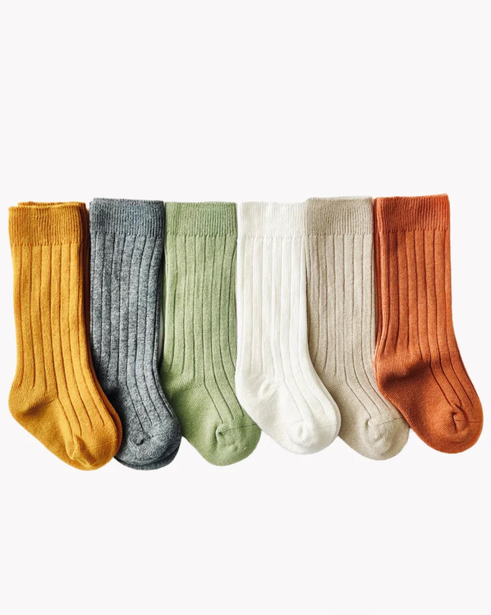 Ribbed Socks | Sandstone