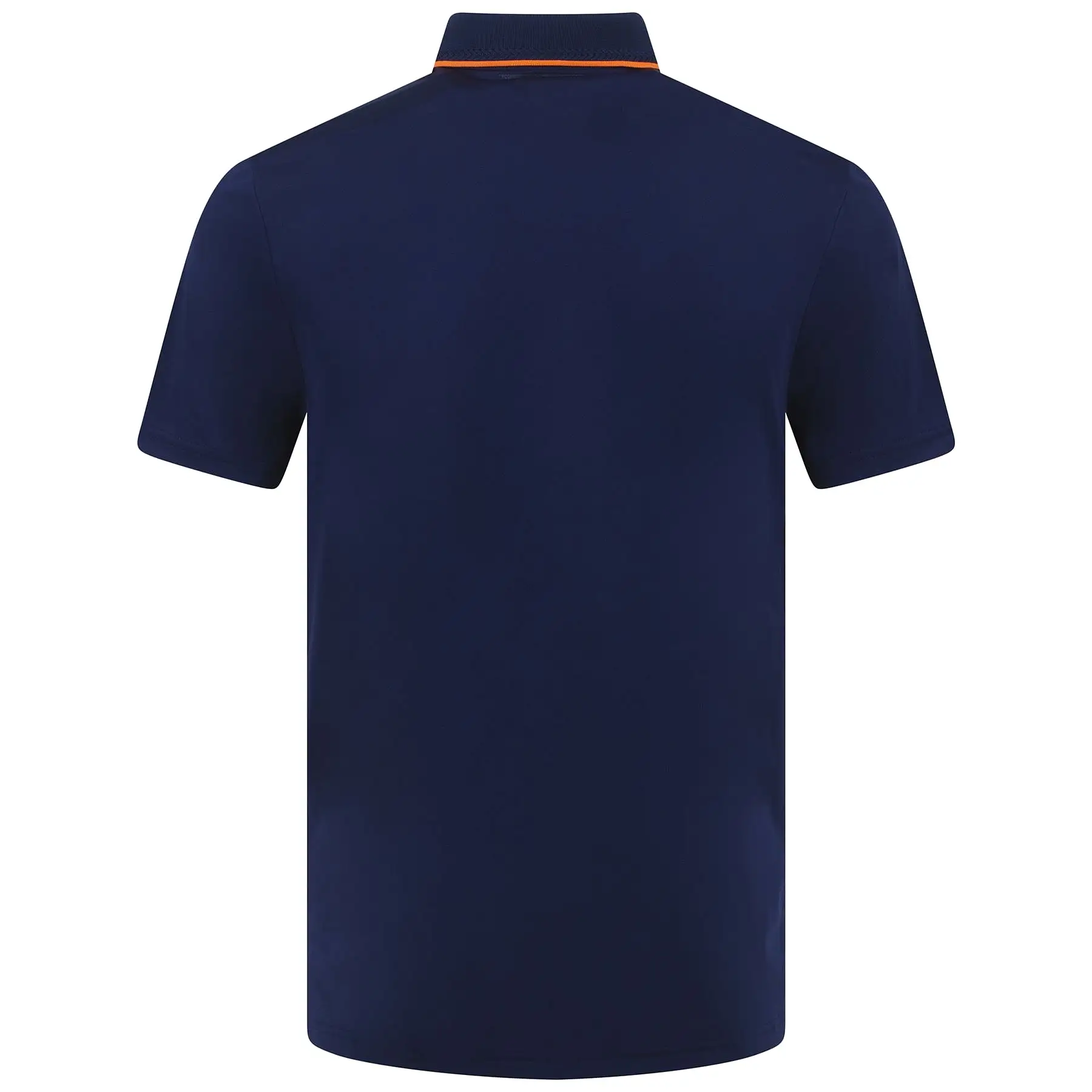 RLX Performance Pique Polo French Navy/Lifeboat Orange - SS23