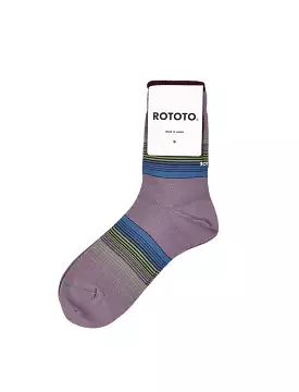 Rototo Four Stripe Light Purple