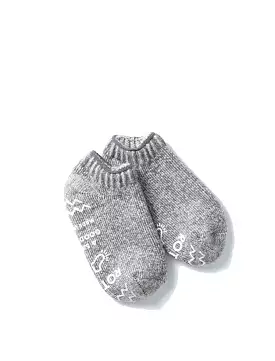 Rototo Pile Sock Slipper Gray / Ivory