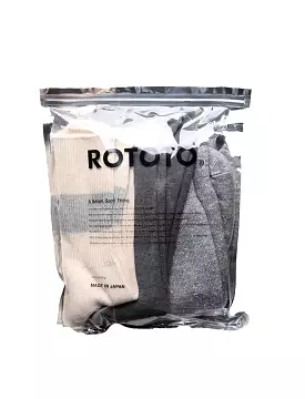 Rototo Rototo Special Trio Socks Gray