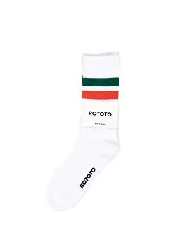 Rototo Three Stripe White