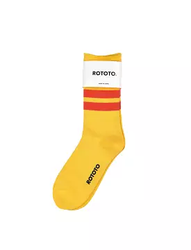 Rototo Three Stripe Yellow / Poppy