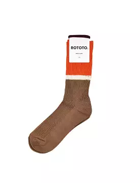 Rototo Two Tone Orange / Light Brown