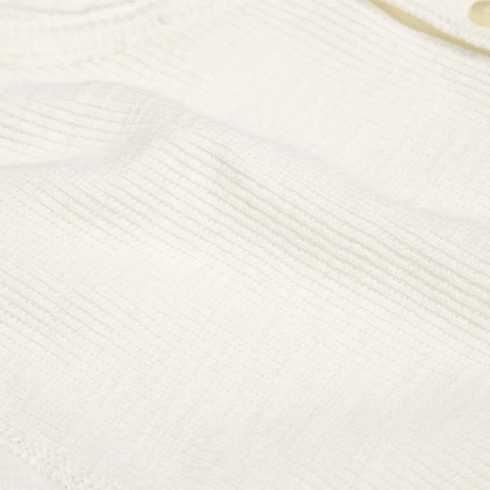 RRL Garment Dyed Henley TeePaper White