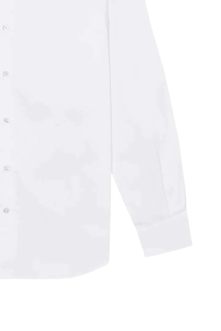 rx slim white shirt