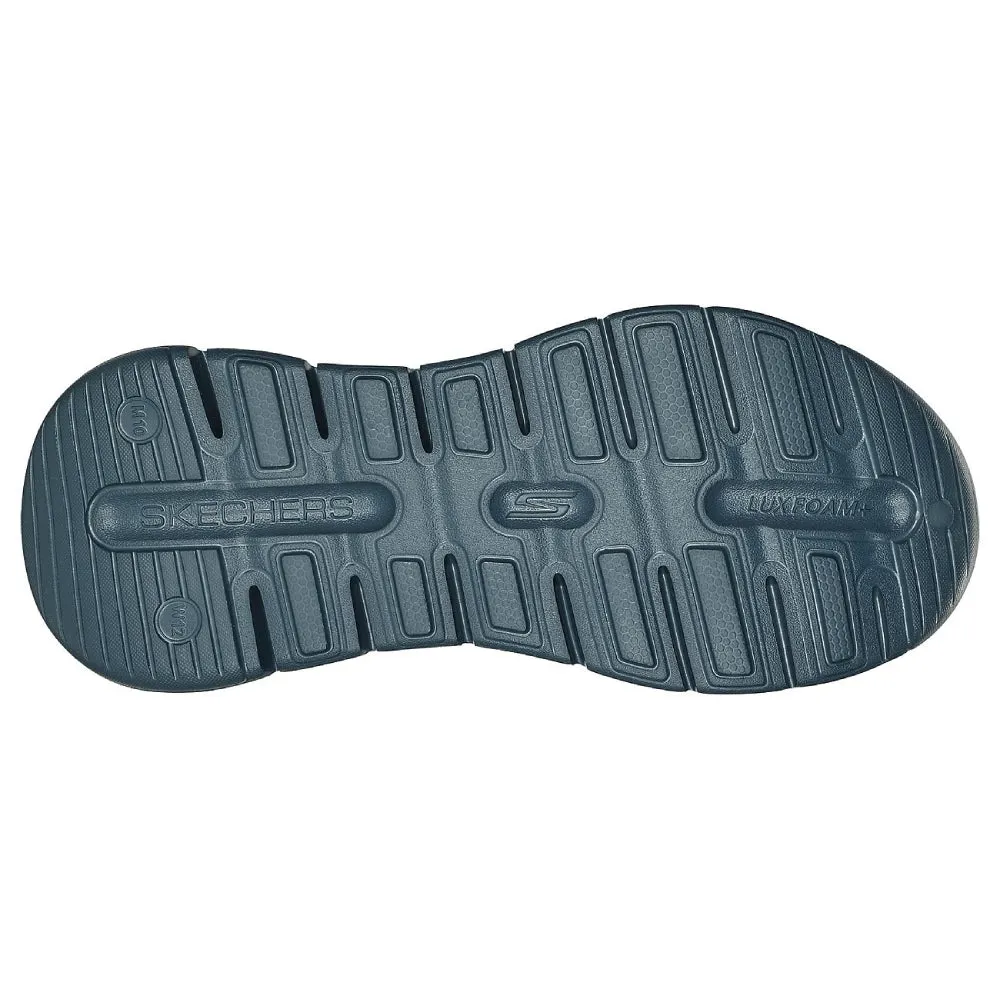 SKECHERS Men's Arch Fit Go Foam 1 Sandal (Navy)