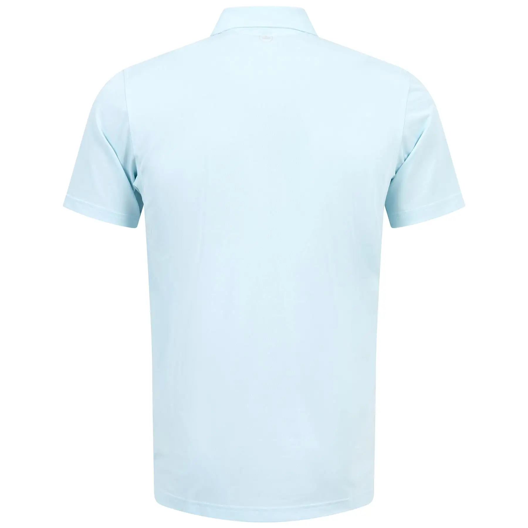 Soul Tailored Fit Performance Mesh Polo Iced Aqua Blue - SS24