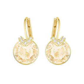 Swarovski MINI BELLA V PIERCED EARRINGS, Golden Shadow, Gold - 5349963