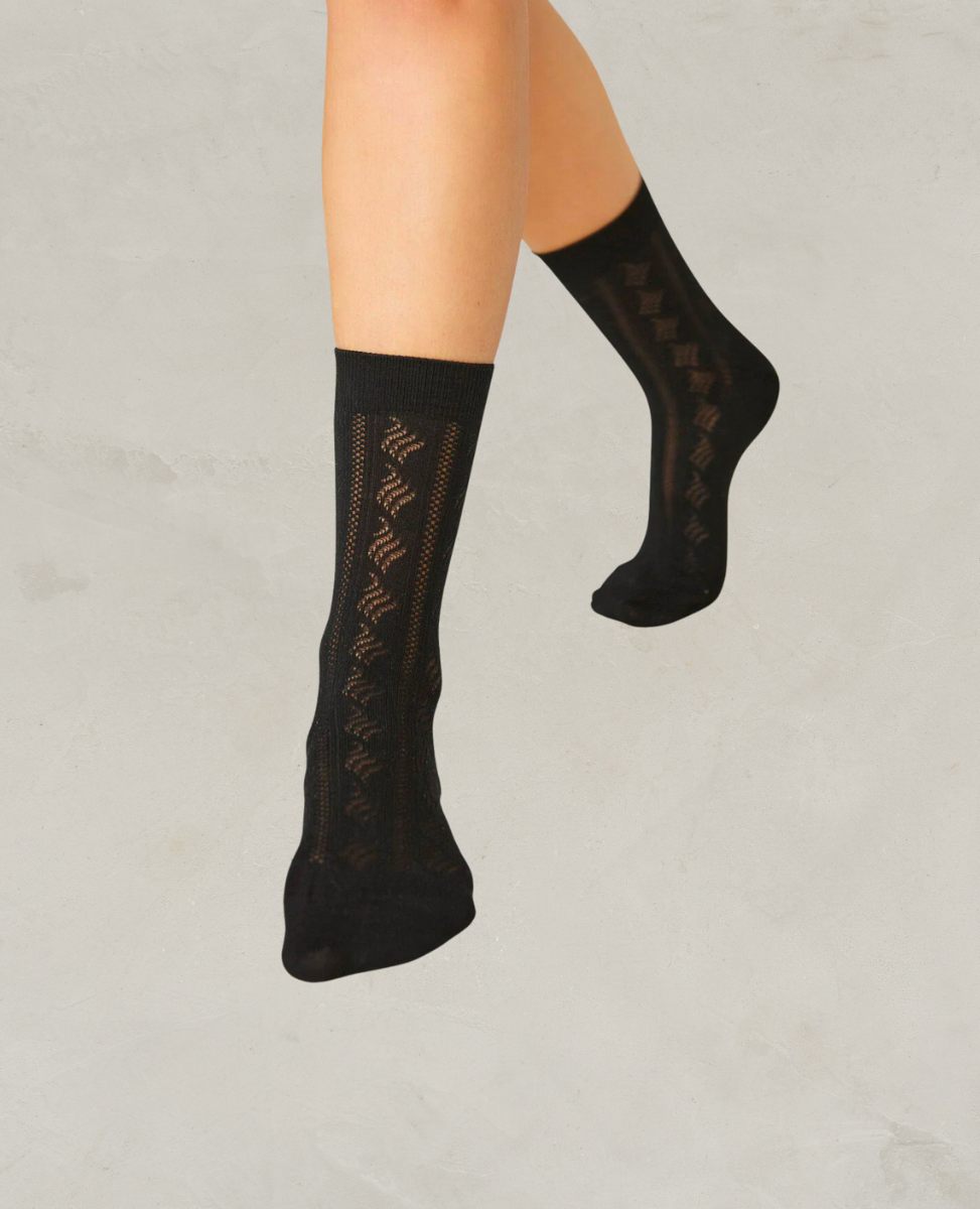 Swedish Stockings Alva Socks Black