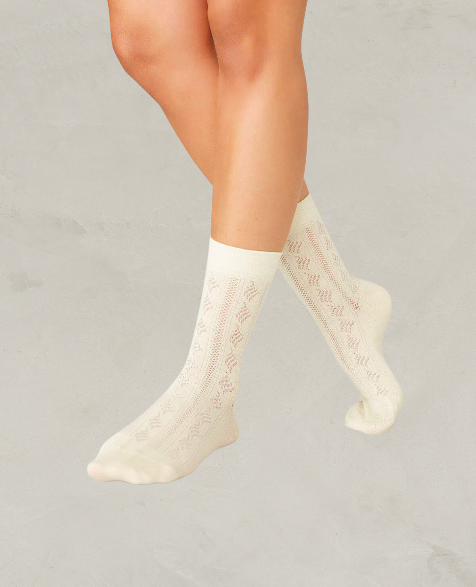 Swedish Stockings Alva Socks Ivory