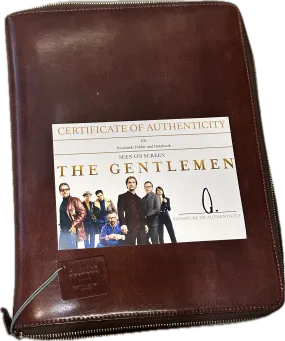 THE GENTLEMEN: Rosalind's Office Leather Case Folder and Notebook