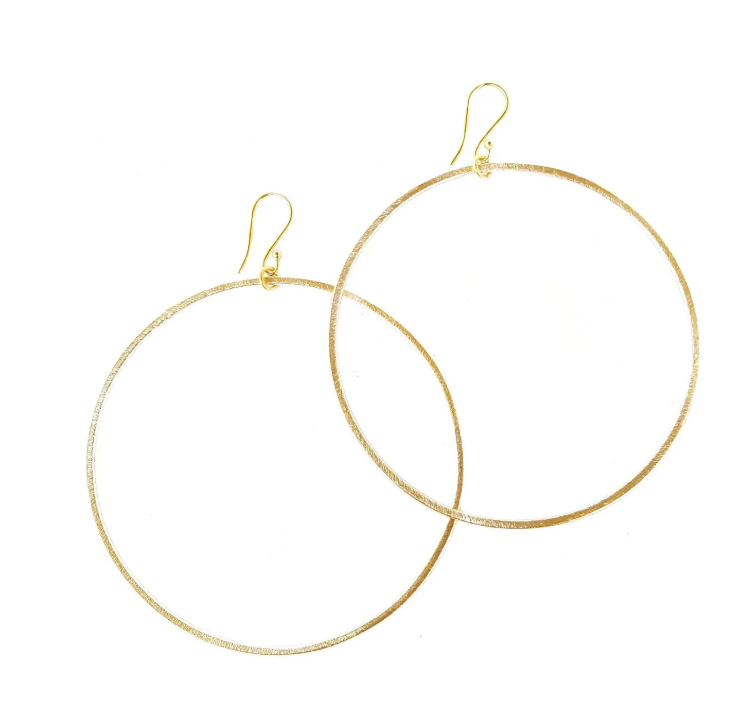 The Golden Large Gold Hoop Earrings