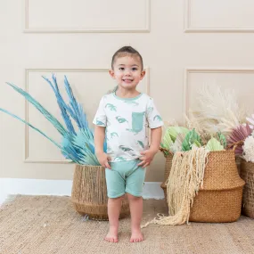 Toddler Crew Neck Tee in Crocodile