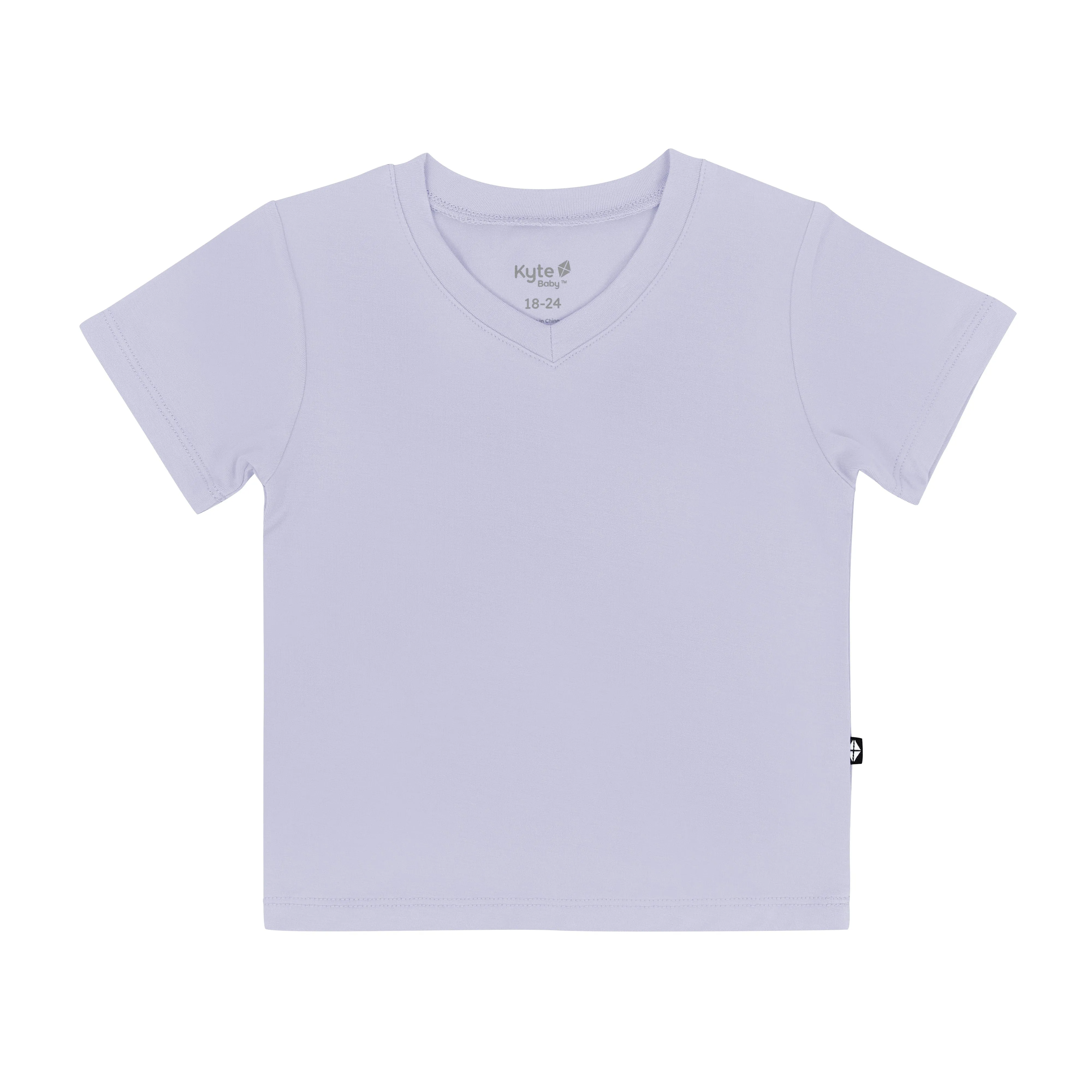 Toddler V-Neck Tee in Lilac