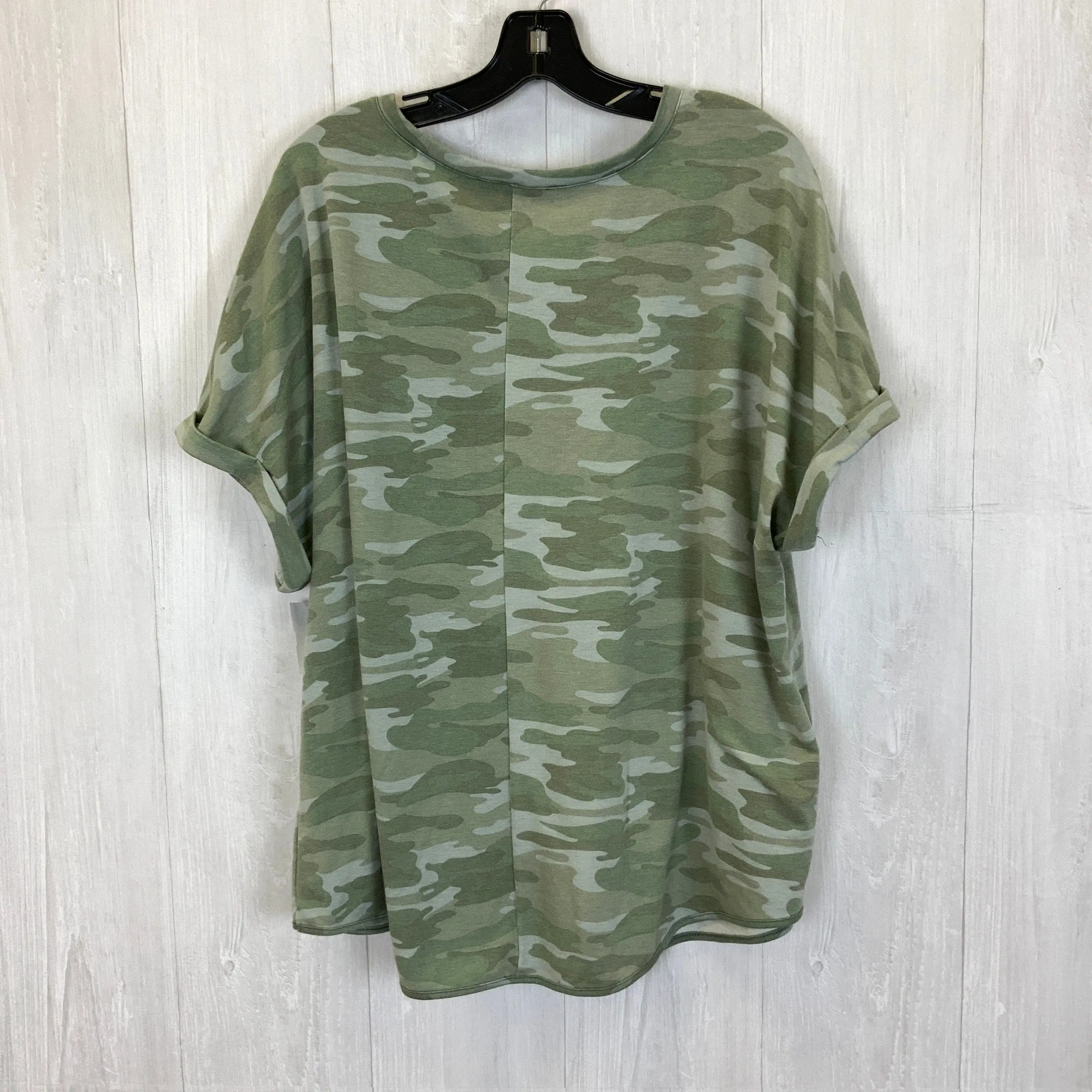 Top Short Sleeve Basic By Fred David  Size: 1x