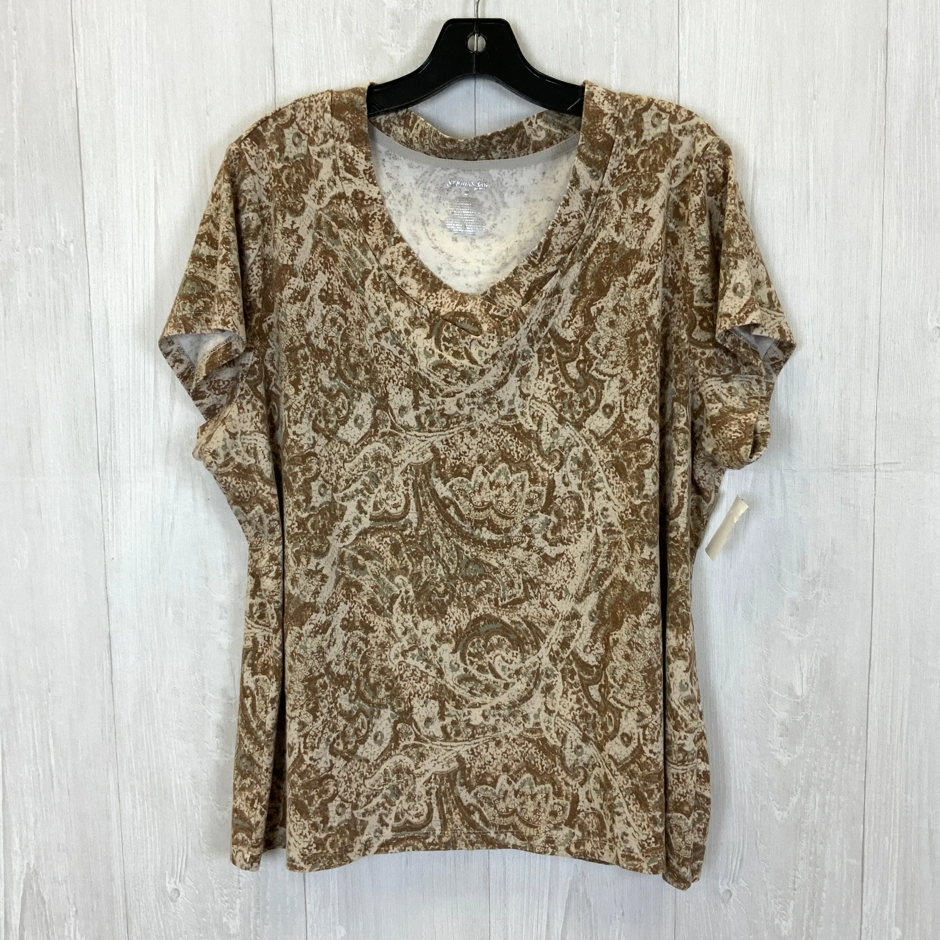 Top Short Sleeve Basic By St Johns Bay  Size: 2x