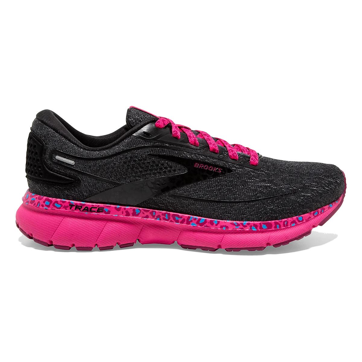 Women's Brooks Trace 2, Magenta/Black/Ebony, 6.5 B Medium