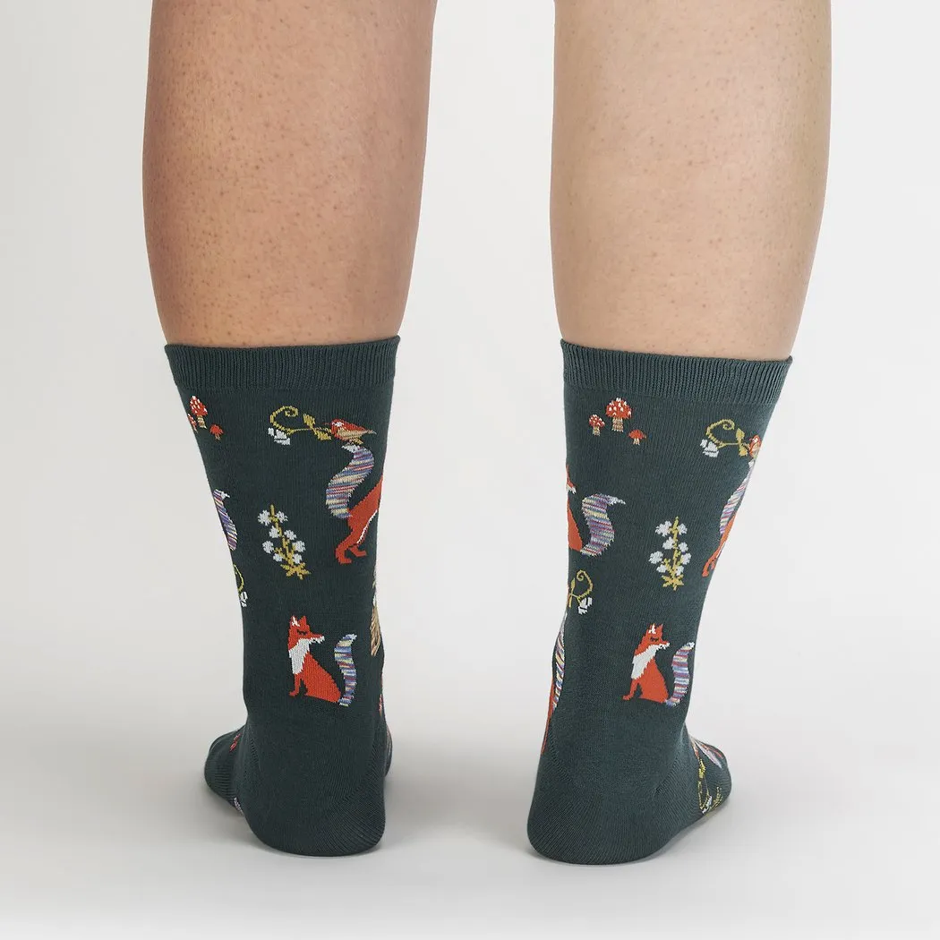 Women's Foxy, I Think I Love You! Crew Socks