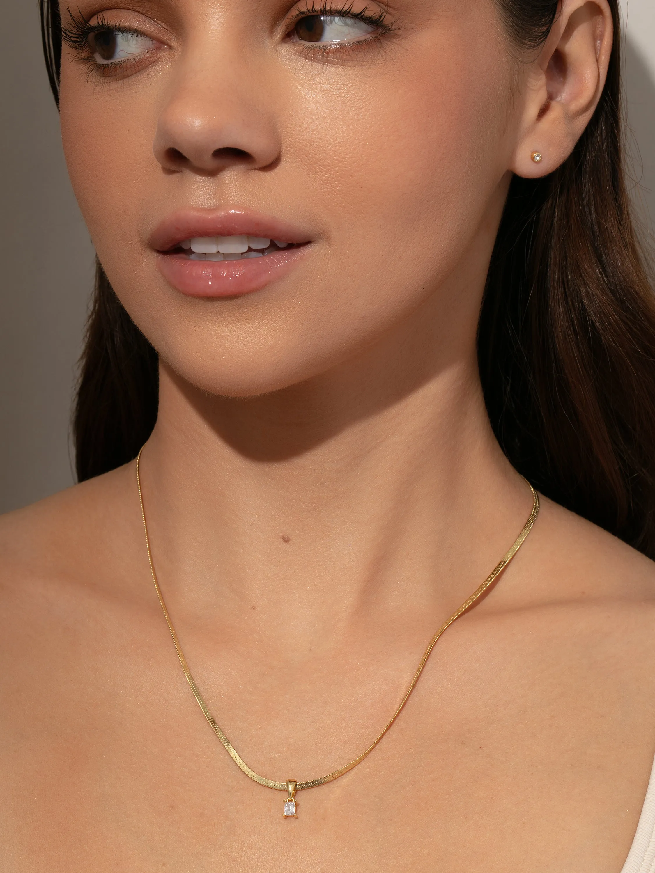 Work It Herringbone Chain Necklace