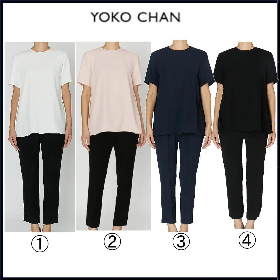 YOKOCHAN  |Casual Style Street Style Plain Short Sleeves Party Style