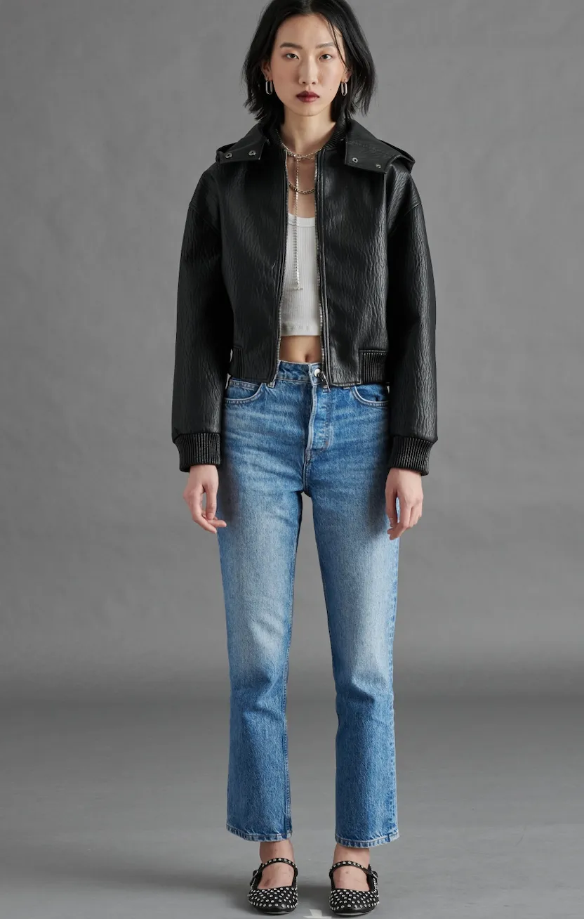 Zephyra Jacket Bomber Motto Jacket by Steve Madden