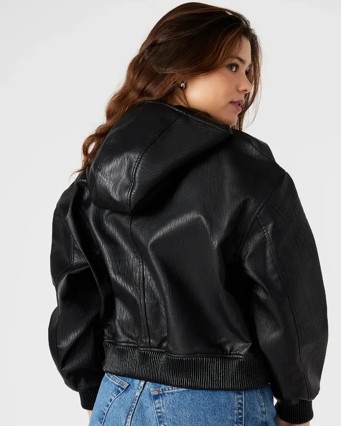 Zephyra Jacket Bomber Motto Jacket by Steve Madden